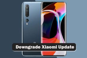 Downgrade Xiaomi