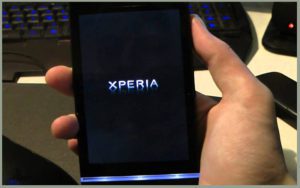 Sony Xperia when it freezes